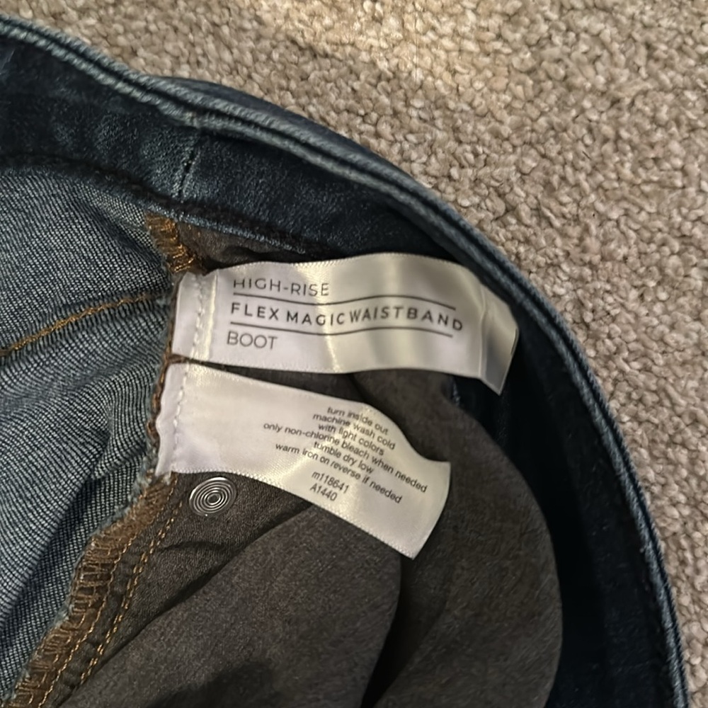 Lane Bryant High-Rise Boot Cut Jeans, size 24P, EUC - Picture 3 of 7